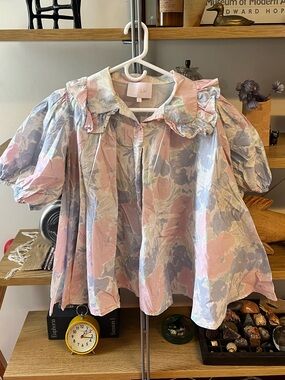 Selkie Pastel Floral Blouse
